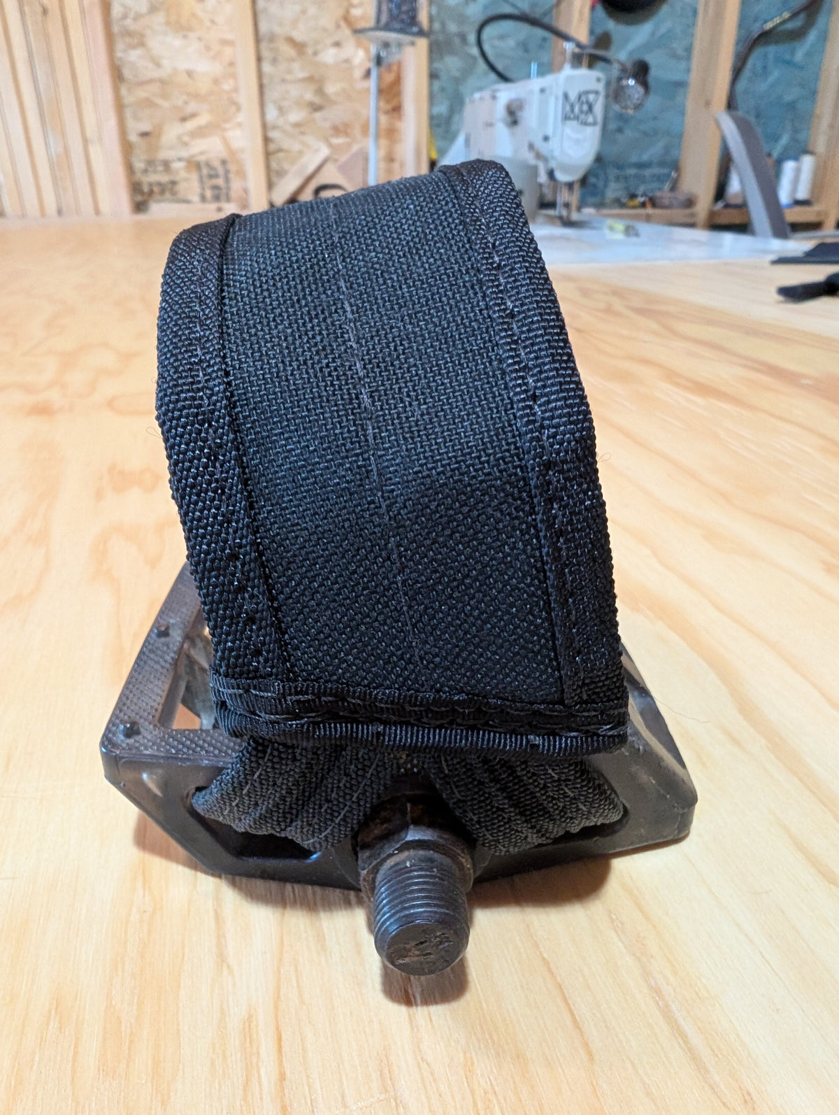 Black Cordura Fixed Gear Pedal Straps
