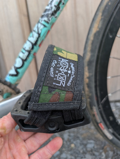 Camo Cordura Fixed Gear Pedal Straps