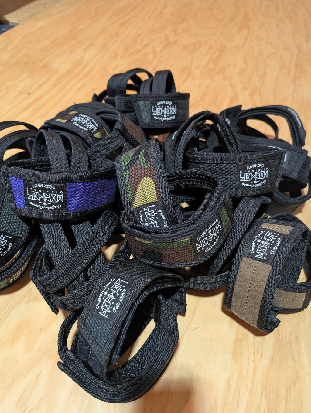 Black Cordura Fixed Gear Pedal Straps