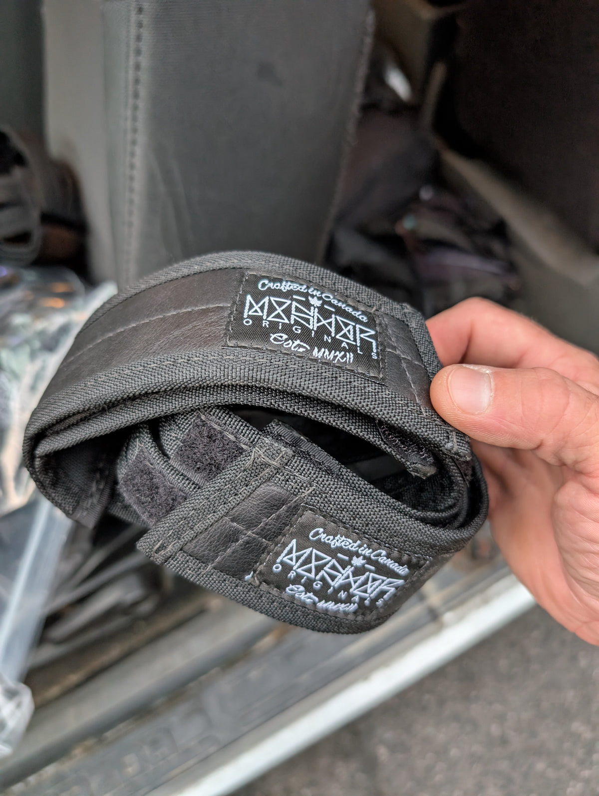 Black Leather Fixed Gear Pedal Straps
