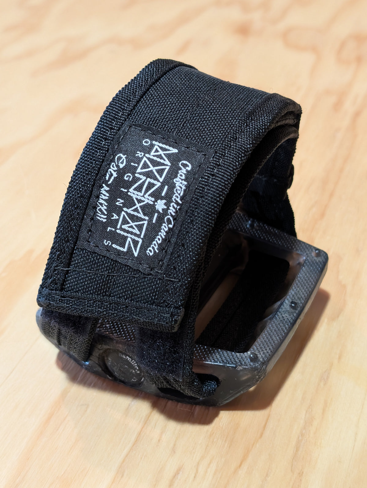 Black Cordura Fixed Gear Pedal Straps