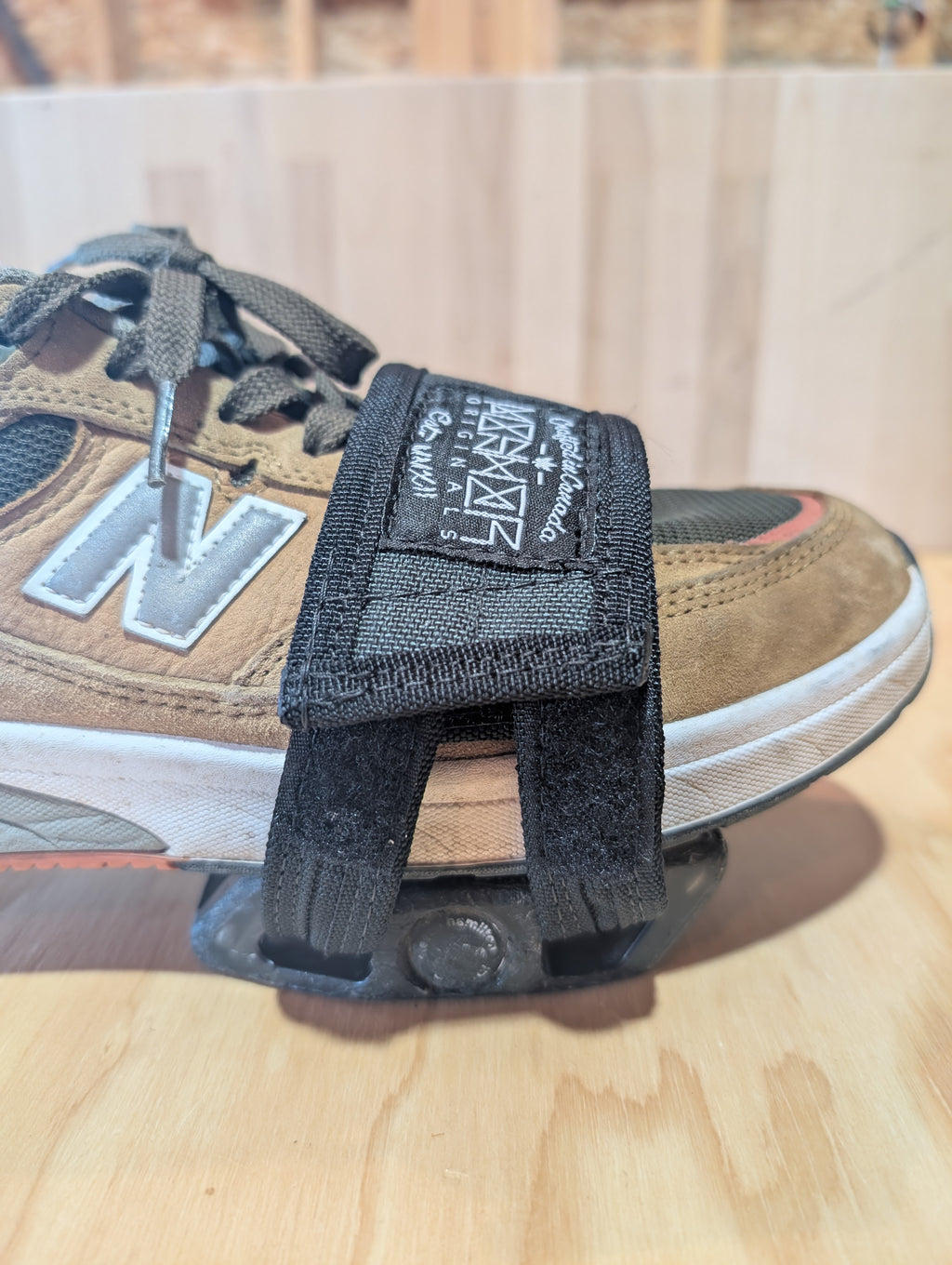 Smoke Grey Cordura Fixed Gear Pedal Straps