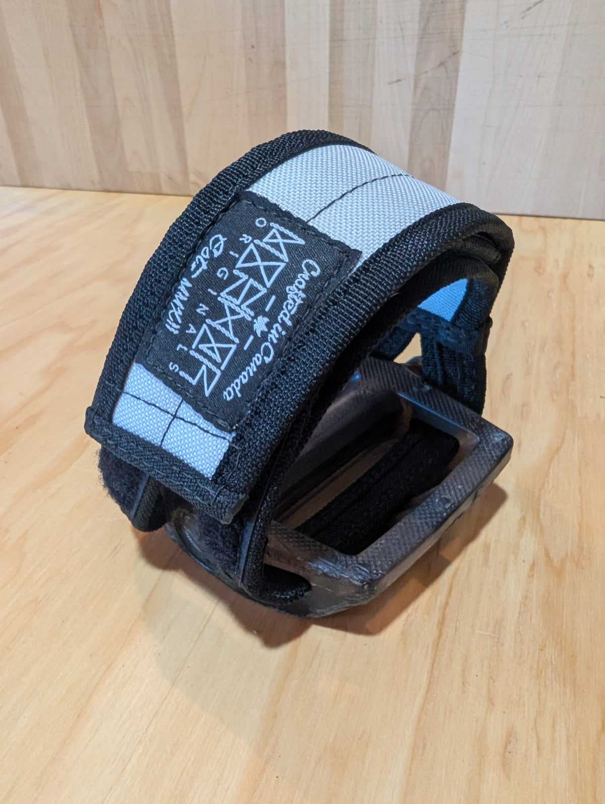White Cordura Pedal Straps
