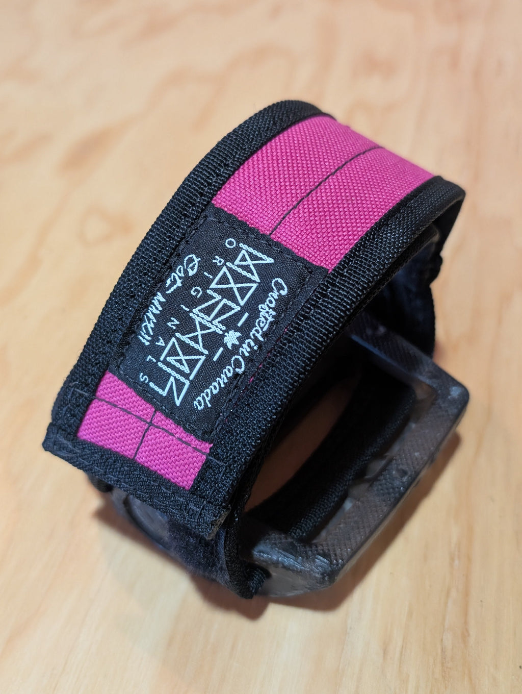 Pink Cordura Pedal Straps