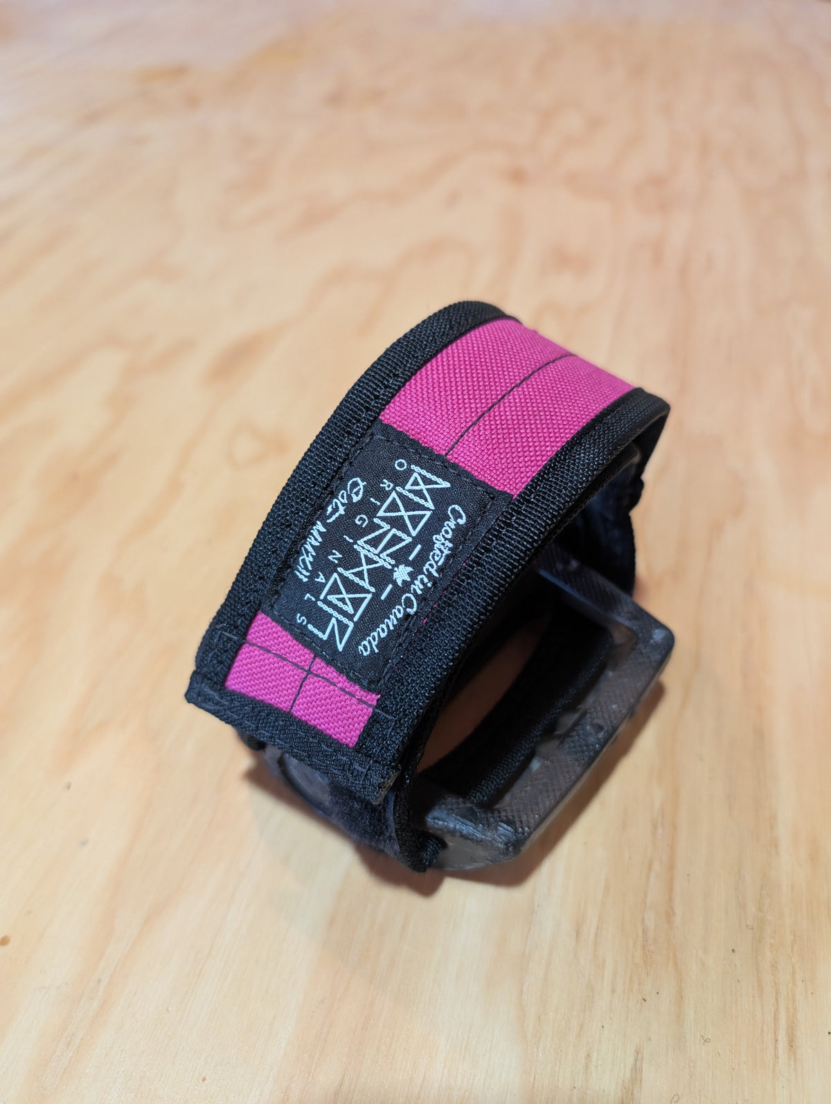 Pink Cordura Fixed Gear Pedal Straps