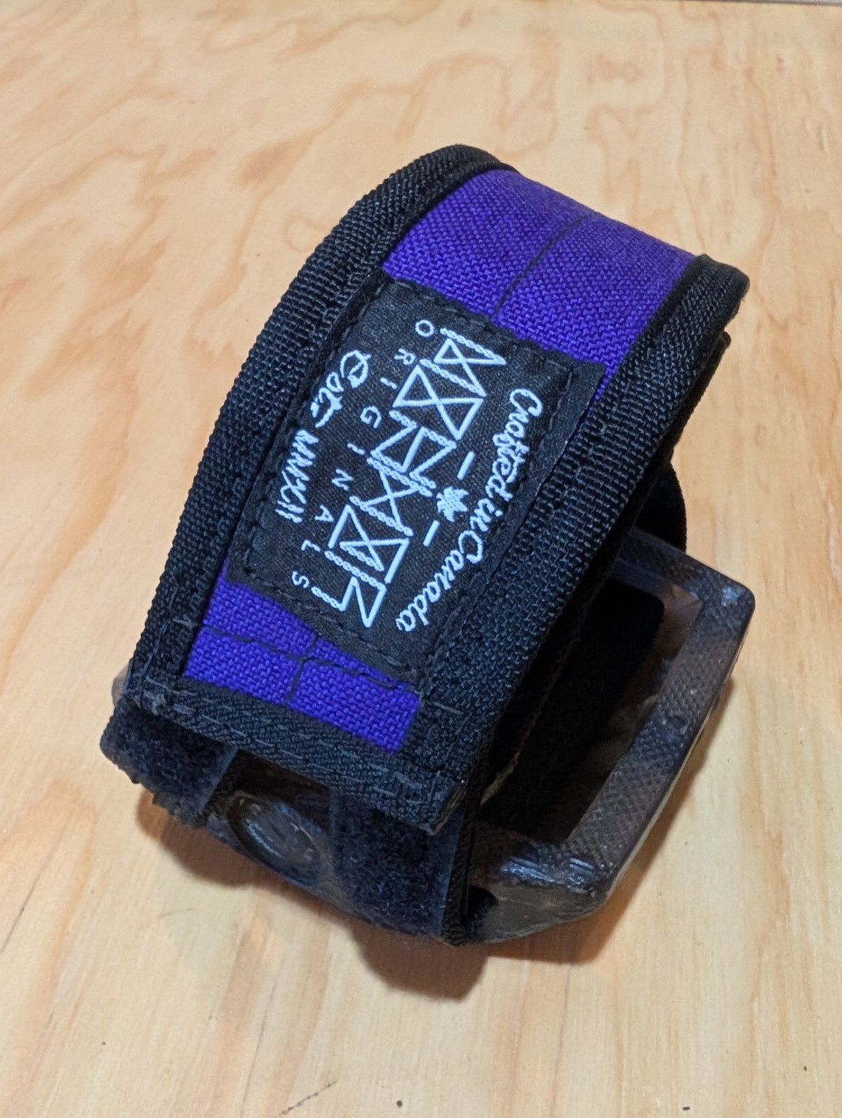 Purple Cordura Pedal Straps