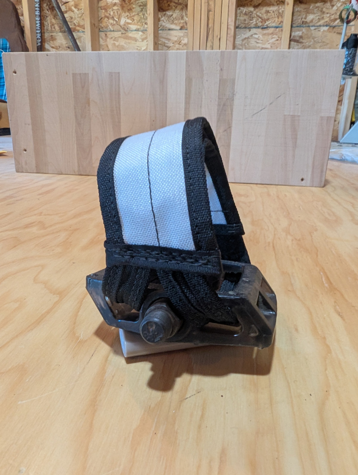 White Cordura Pedal Straps